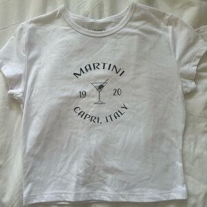 Cute martini baby tee